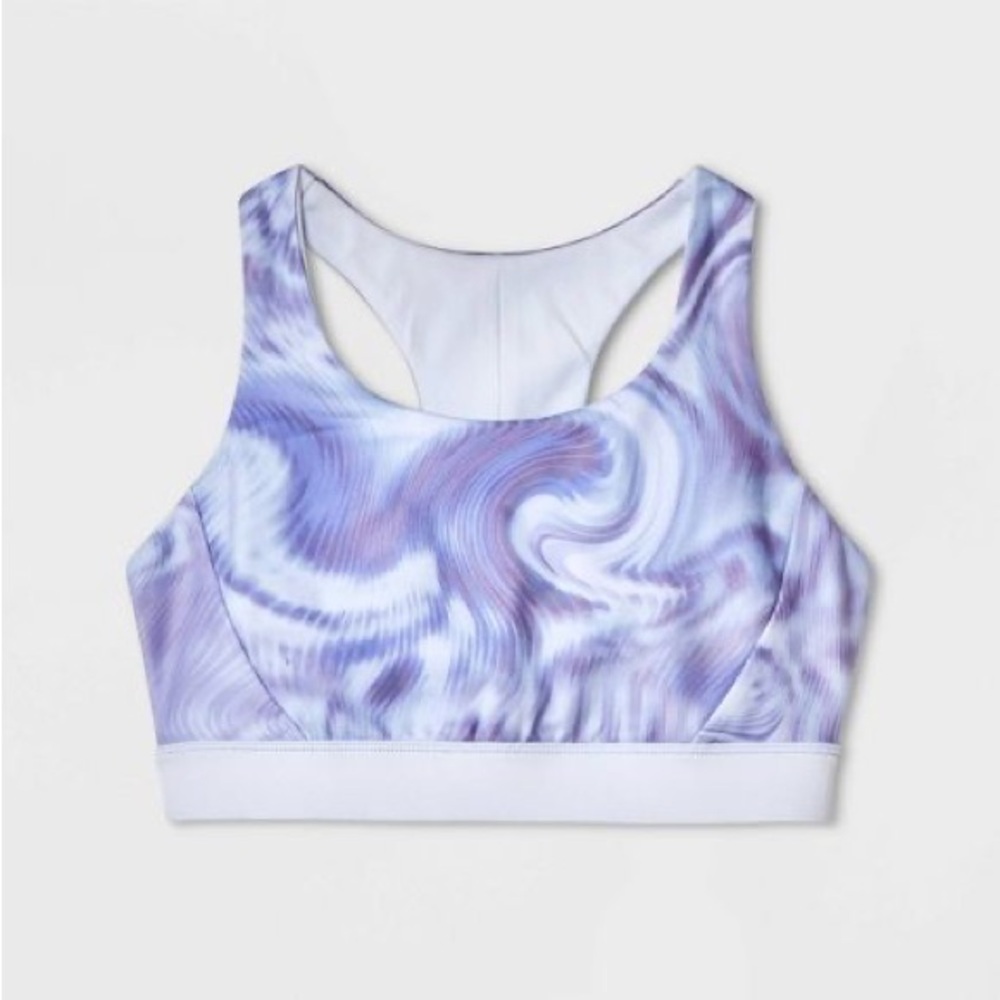 Girls all in motion Reversible sports bra size XL (14)